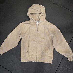 TNA Tan/Oatmeal Coloured Full Zip Hoodie